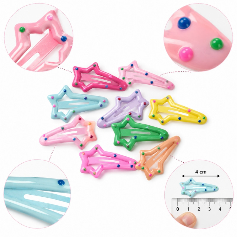 Star Hair Clips