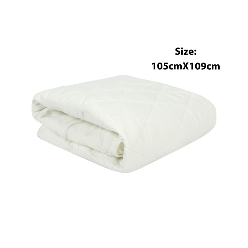 Quality Comfort Mattress Protector Designed for Modern Living &amp; Home Comfort – White (H-105cm W-109cm)