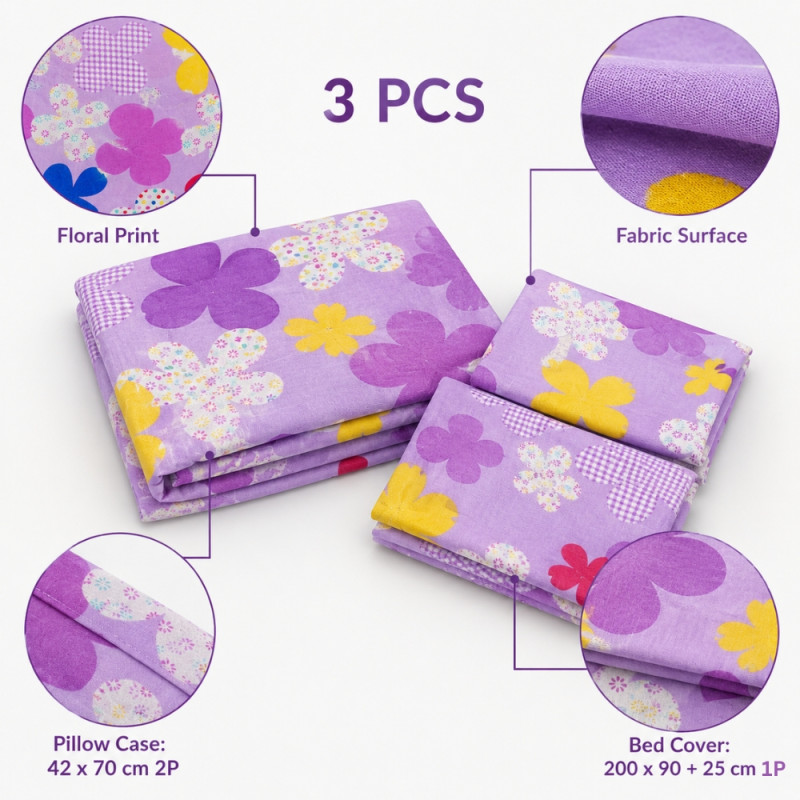 Elegant Assorted Floral Bedding Set – 44 Piece