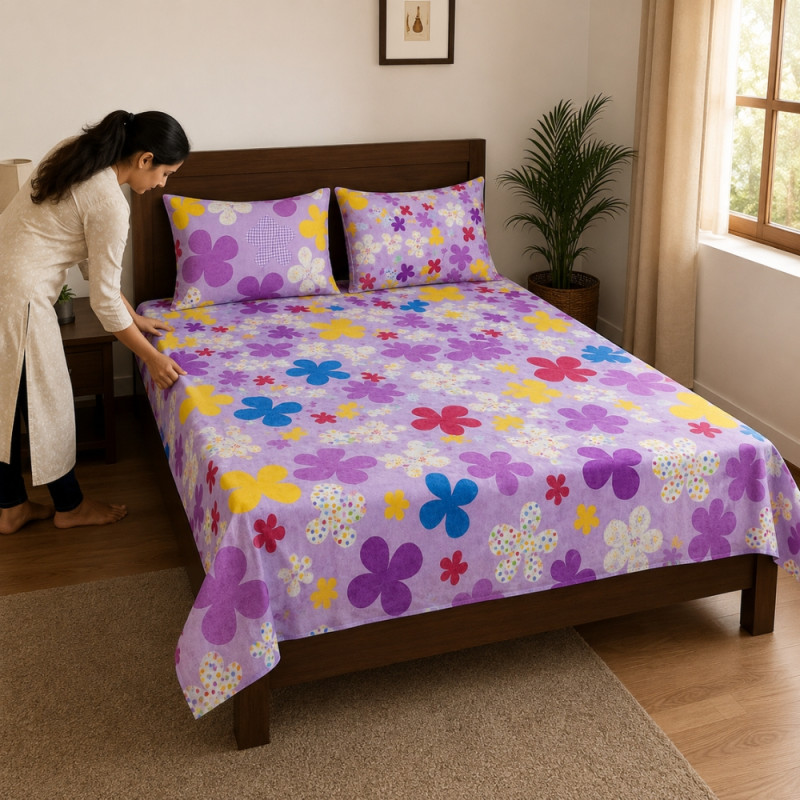 Elegant Assorted Floral Bedding Set – 44 Piece