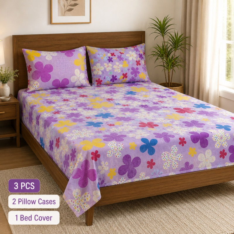 Elegant Assorted Floral Bedding Set – 44 Piece