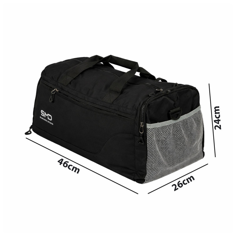 Pro-Series Versatile Travel &amp; Gym Duffel – Sleek Black (46cm)