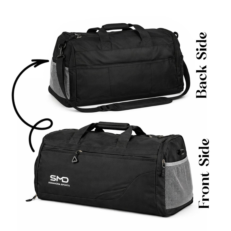 Pro-Series Versatile Travel &amp; Gym Duffel – Sleek Black (46cm)