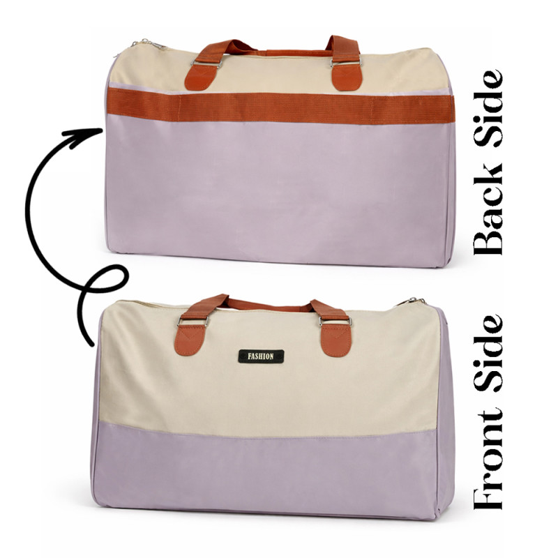 Pro-Series Versatile Travel & Gym Duffel – Lavender & Ivory (50cm)
