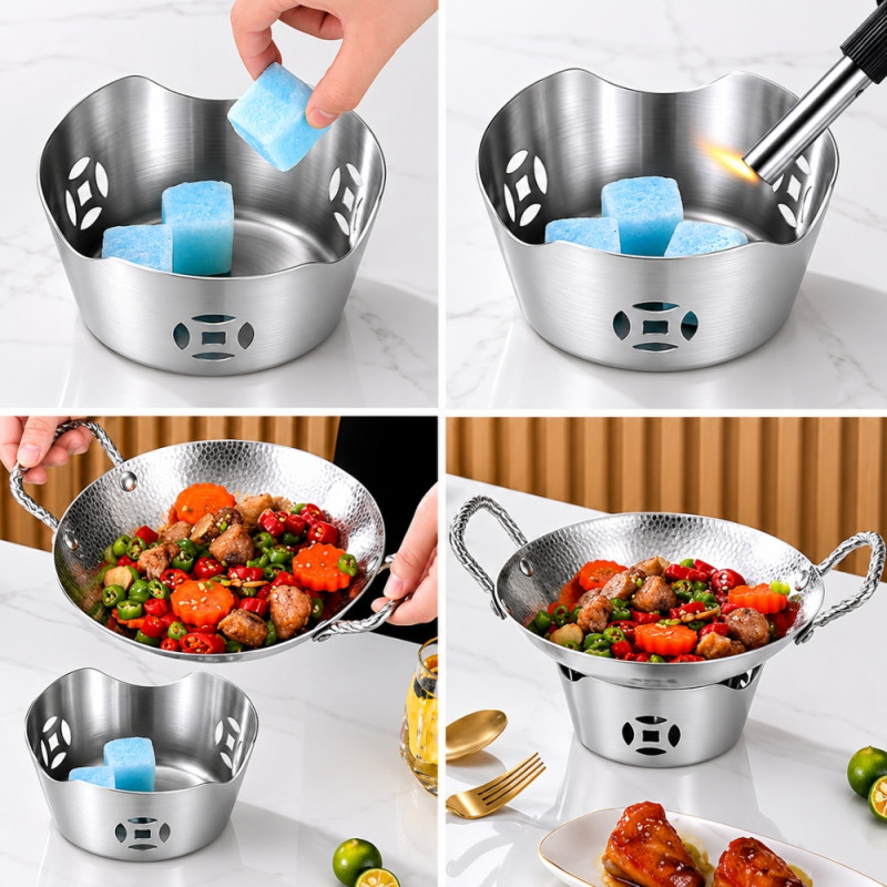 Premium Stainless Steel Ice Bucket – Silver (Medium)