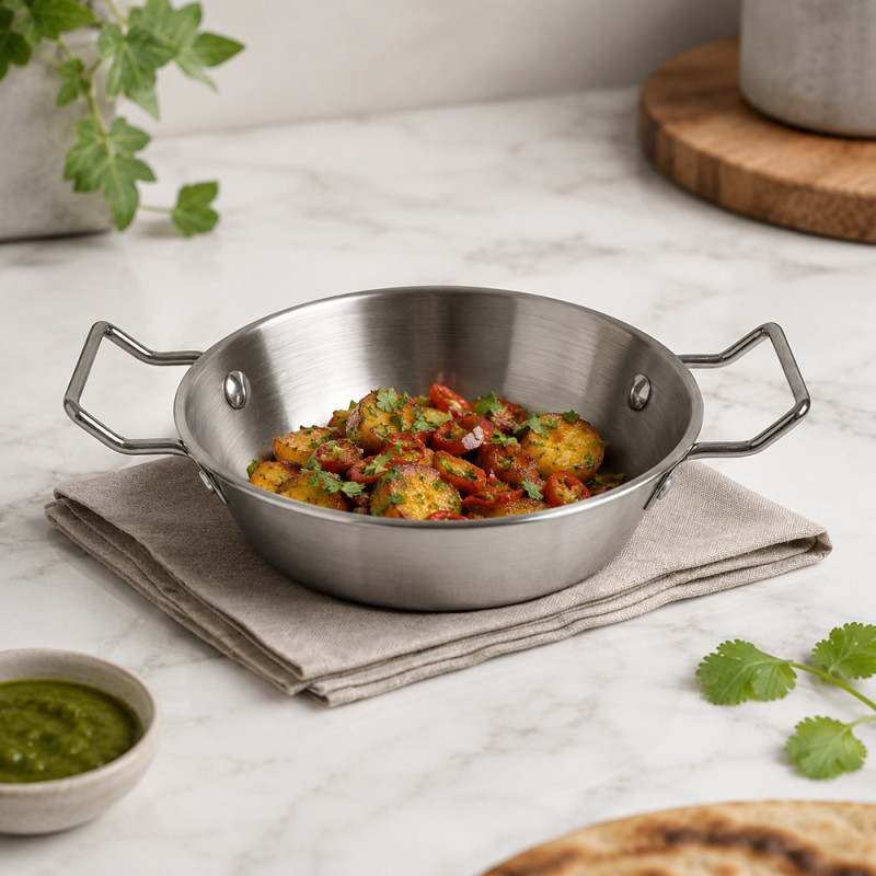 44 Stainless Steel Mini Saucepan – Silver (18x13x4cm)