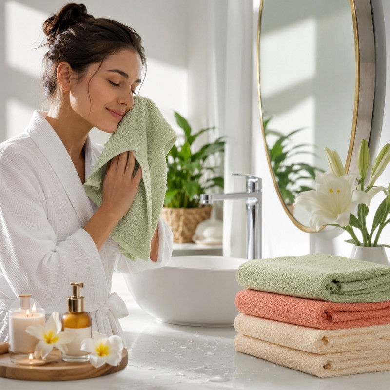 Trustworthy set of four premium microfiber towels featuring highly absorbent and quick-drying coral fleece material – Multi Color (4 PCS)