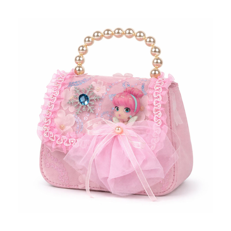 Kids Fashion Quilted Handbag – Vibrant Pink (18cm)