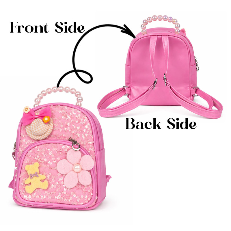 Kids' Tiny Explorer Mini Backpack – Pastel Pink (20cm)