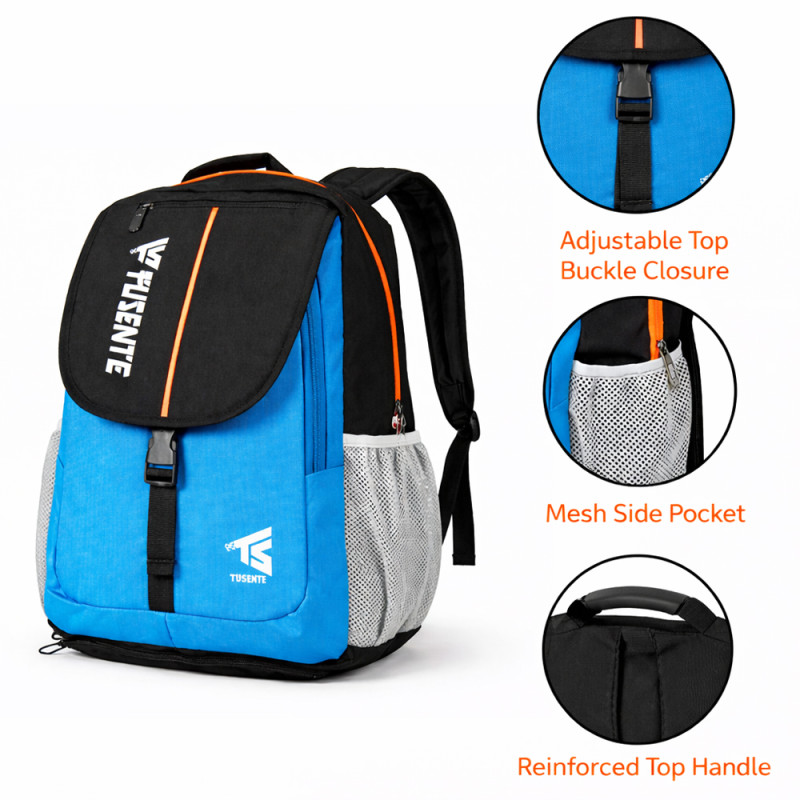 Pro-Series Sport & Travel Backpack – Blue & Black (45cm)