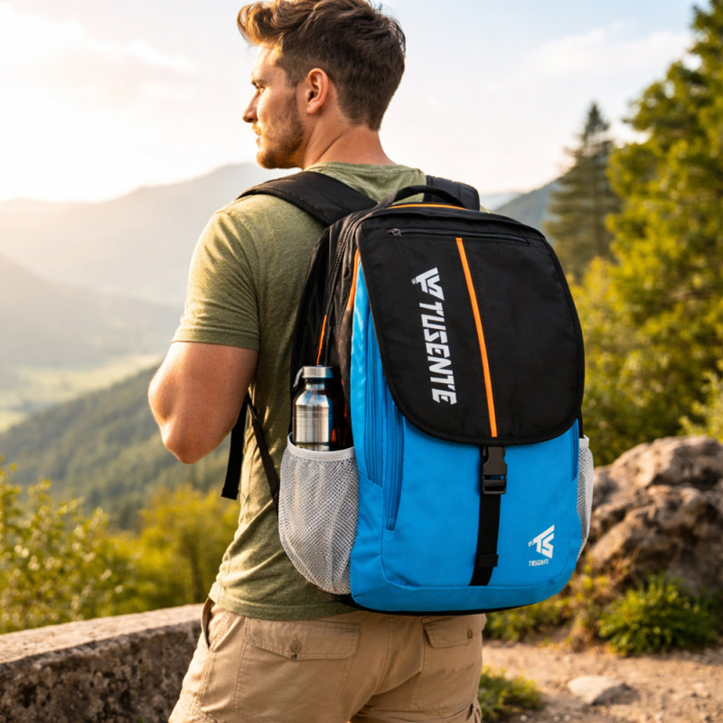 Pro-Series Sport & Travel Backpack – Blue & Black (45cm)