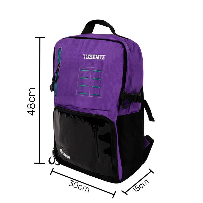 Multi-Functional Sport & Travel Duffel – Purple & Black Two-Tone