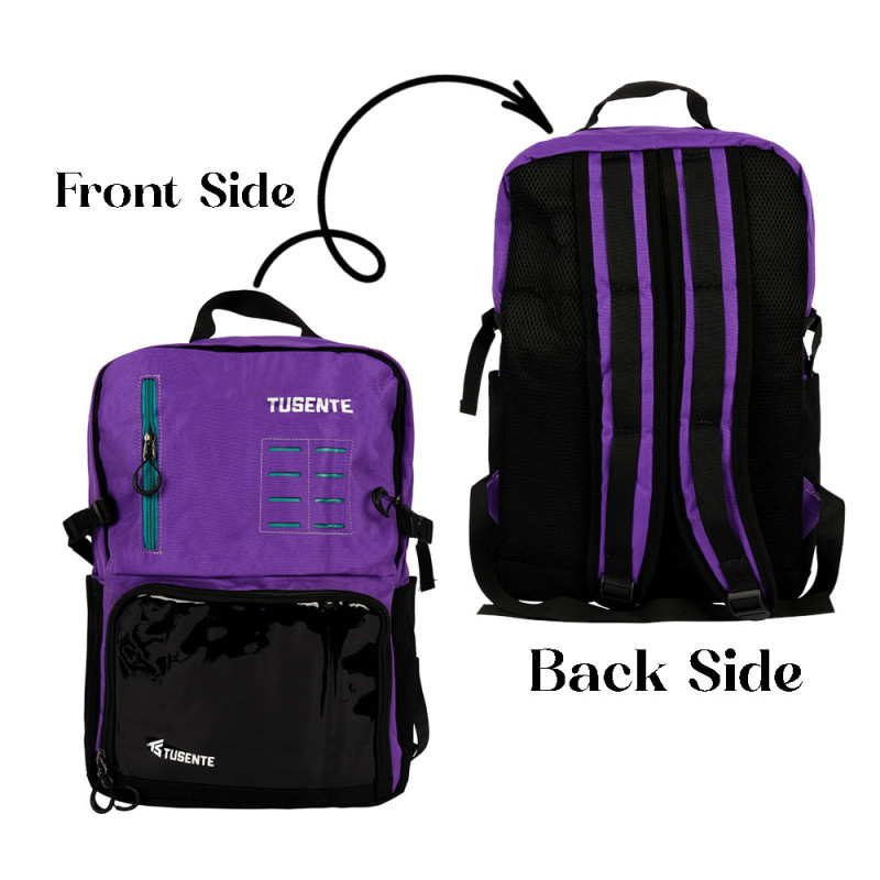 Multi-Functional Sport & Travel Duffel – Purple & Black Two-Tone