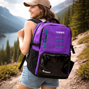 Multi-Functional Sport & Travel Duffel – Purple & Black Two-Tone Multi-Functional Sport & Travel Duffel – Purple & Black Two-Tone