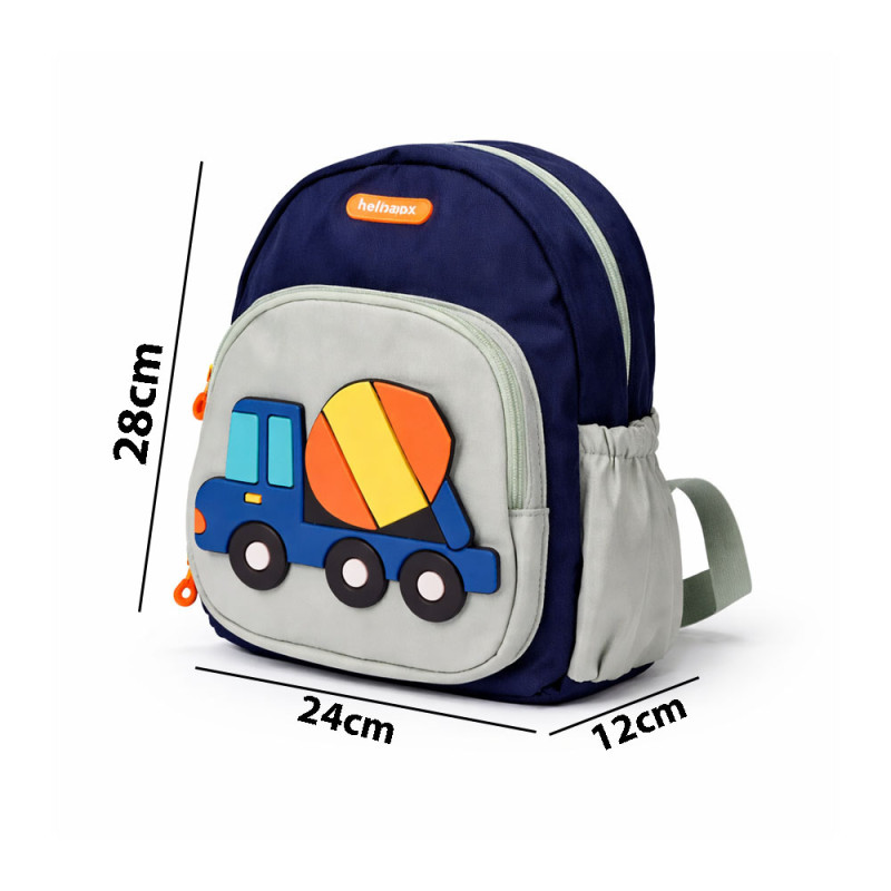 Kids Urban Mini School Backpack – Black & Grey (28cm)