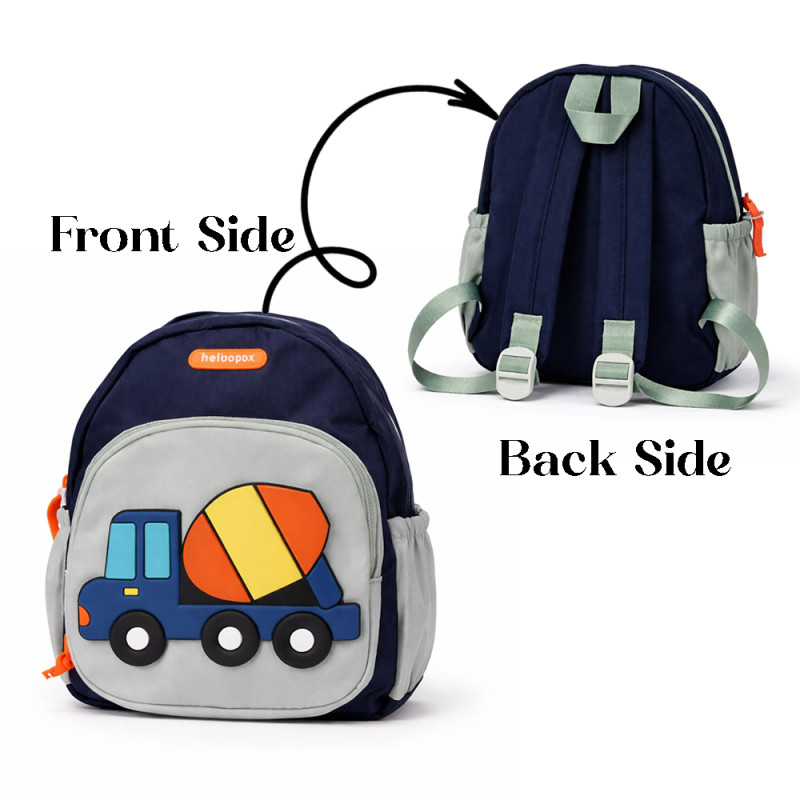 Kids Urban Mini School Backpack – Black & Grey (28cm)