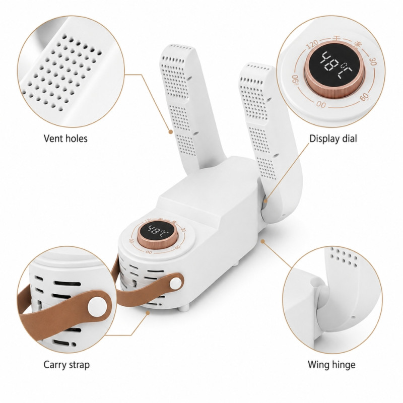 Shoe Drying Rack – White (Dash Color)