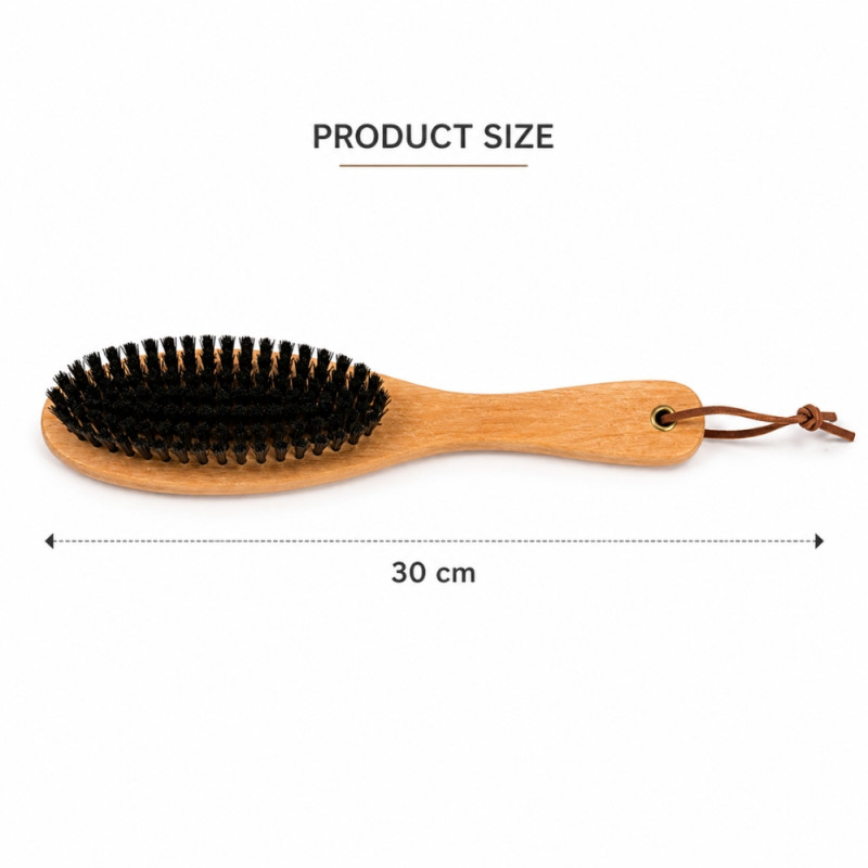 Professional Multipurpose Wooden Scrubbing Brush – Heavy-Duty Natural Bristles