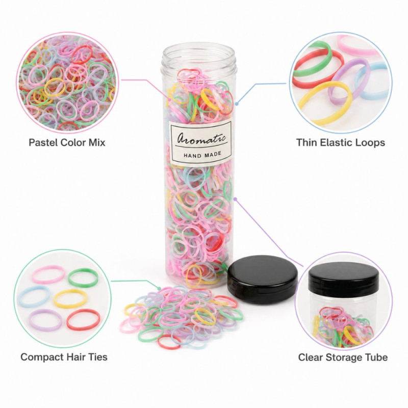 Multi Color Aromatic Rubber Bands