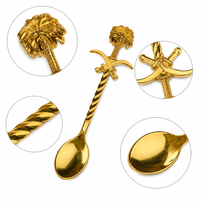 Bright Touch Fork Set Designed for Everyday Cooking & Kitchen Excellence – Golden (6 PCS)