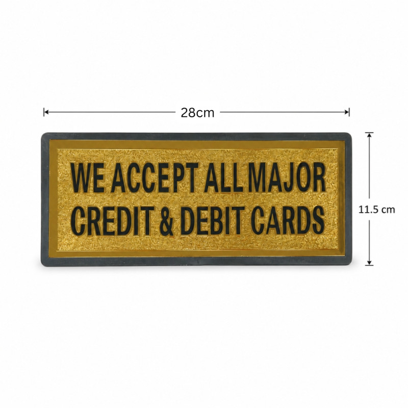 Credit Card Sign