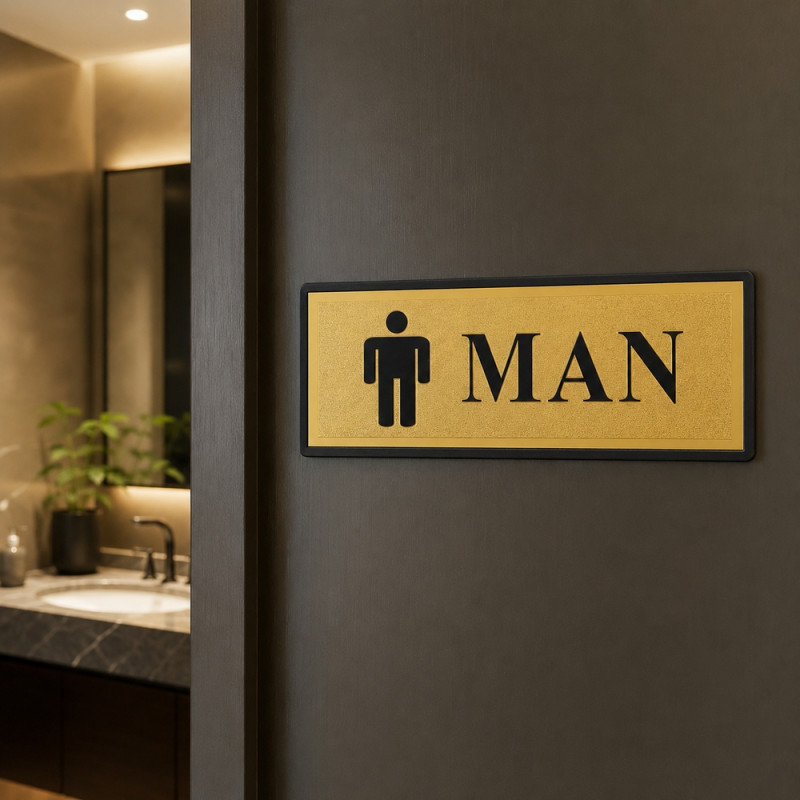 Men's Restroom Sign