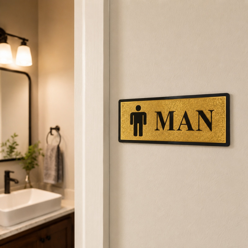 Men's Restroom Sign