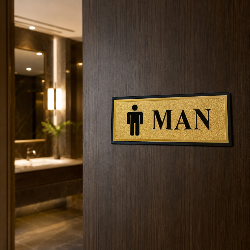 Men's Restroom Sign