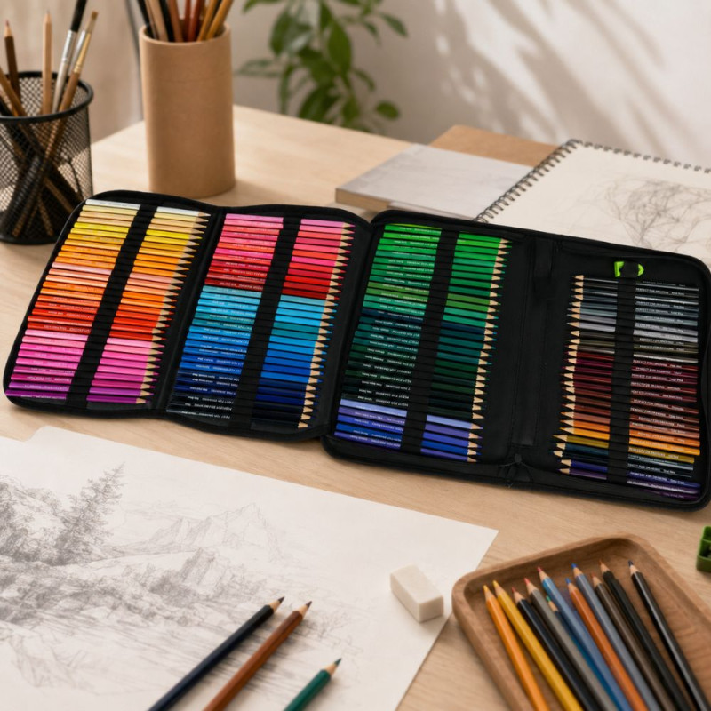 Color Pencil Bag – Assorted Colors