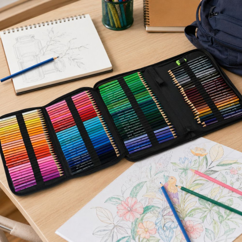 Color Pencil Bag – Assorted Colors