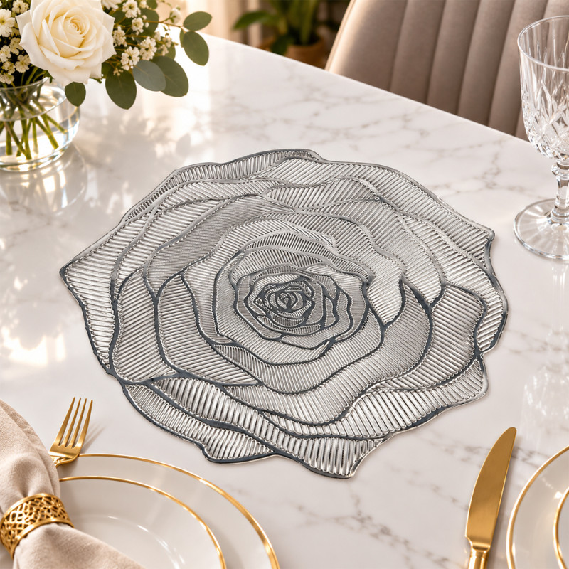 Rose Shaped Placemat