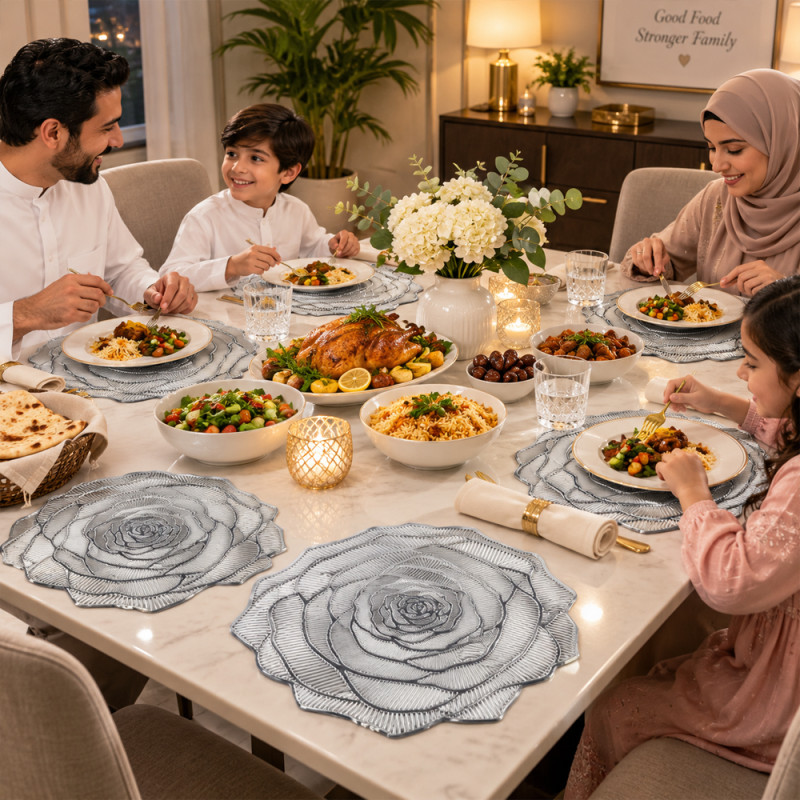 Rose Shaped Placemat