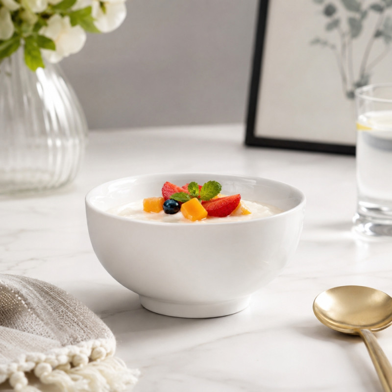 White Ceramic Bowl