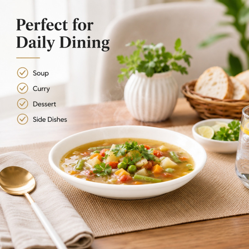 Premium Dinnerware Plate Set – White Elegant Design (15cm)