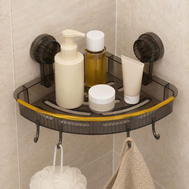 Durable Joy Corner Holder Designed for Daily Self-Care &amp; Relaxation – Gray (h-23cm W-30cm)