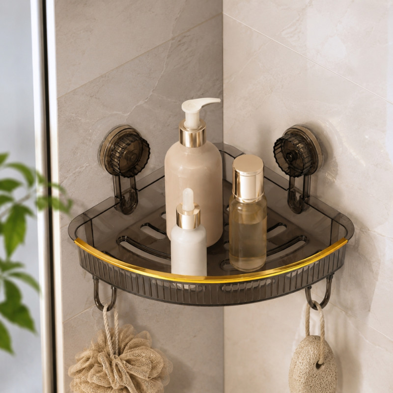 Durable Joy Corner Holder Designed for Daily Self-Care &amp; Relaxation – Gray (h-23cm W-30cm)