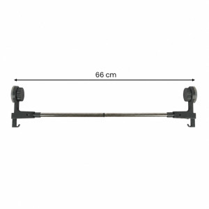 Soft Charm Towel Bar Designed for Smart Storage &amp; Organization – Silver (66cm)