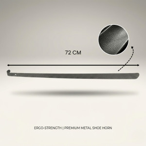 Executive Extra-Long Metal Shoehorn – Luxury Dark Gray Edition (72cm) Executive Extra-Long Metal Shoehorn – Luxury Dark Gray Edition (72cm)