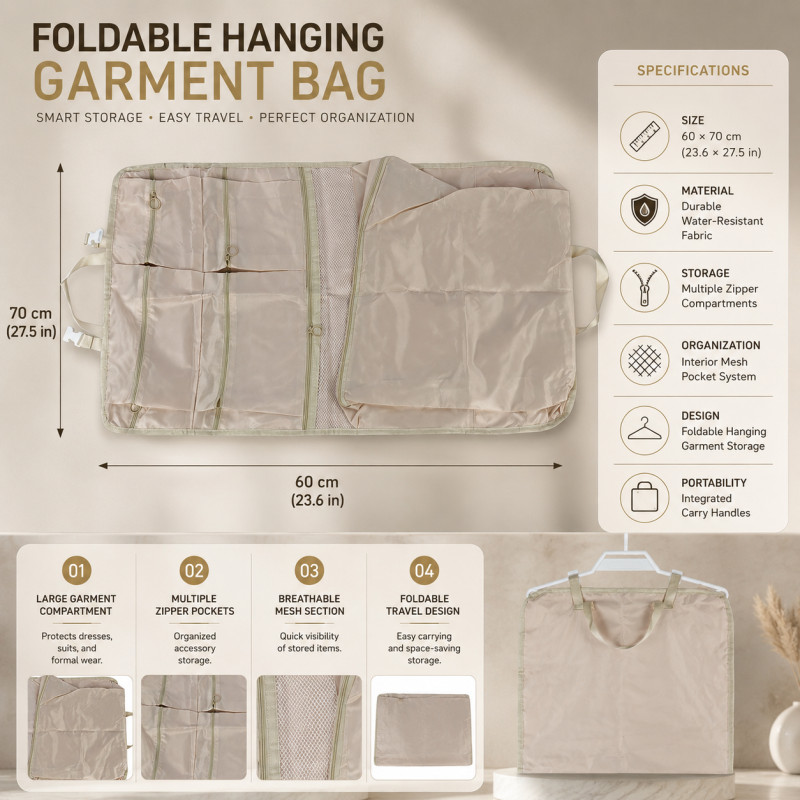 Foldable Hanging Garment Bag