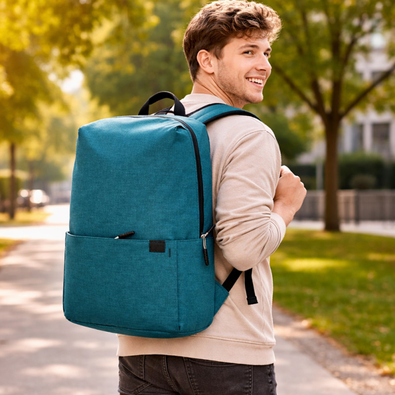Urban Explorer Mini Student Backpack – Classic Light Blue (35cm)