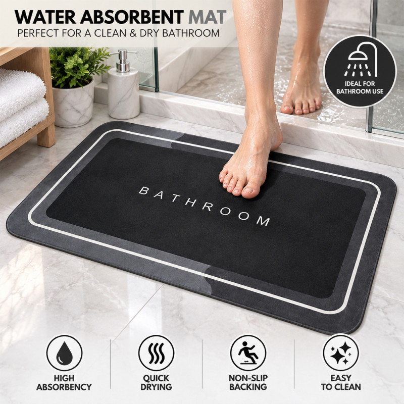 Bathroom Absorbent Mat