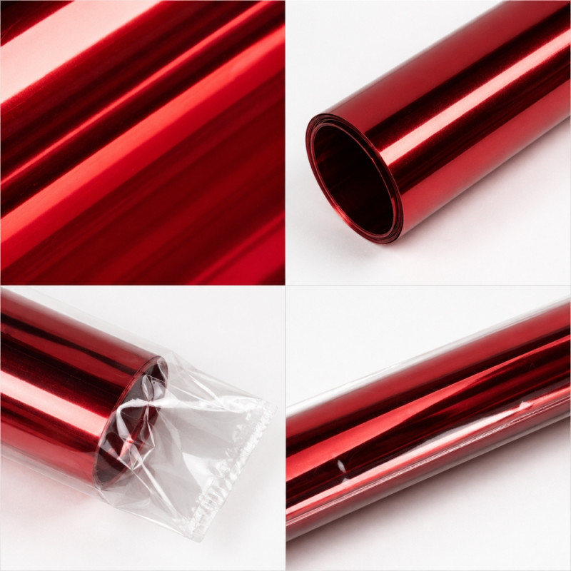 Glossy Red Gift Wrapping Paper