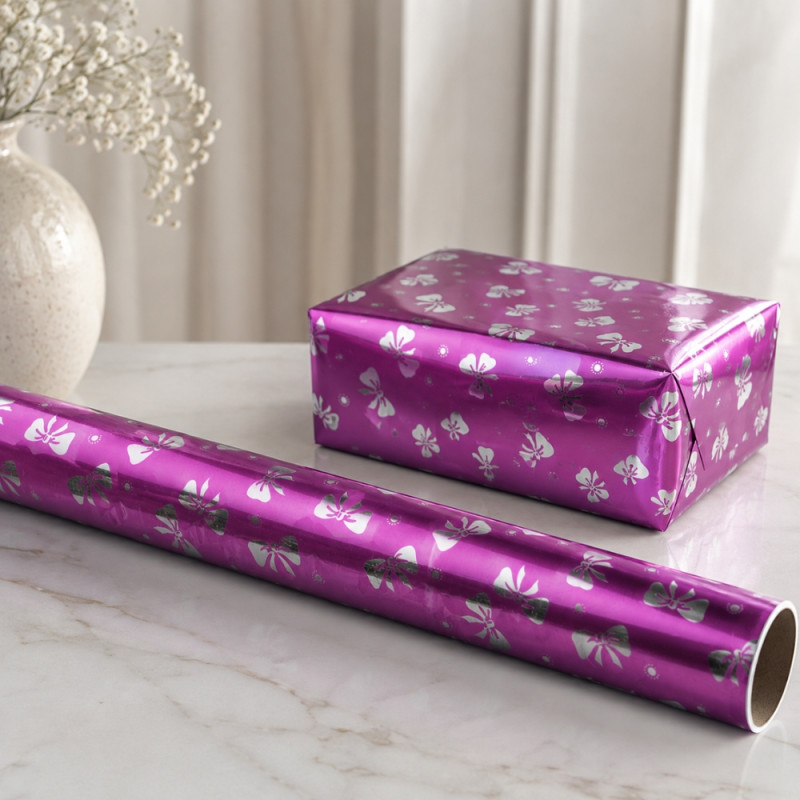 Pink Wrapping Paper Roll