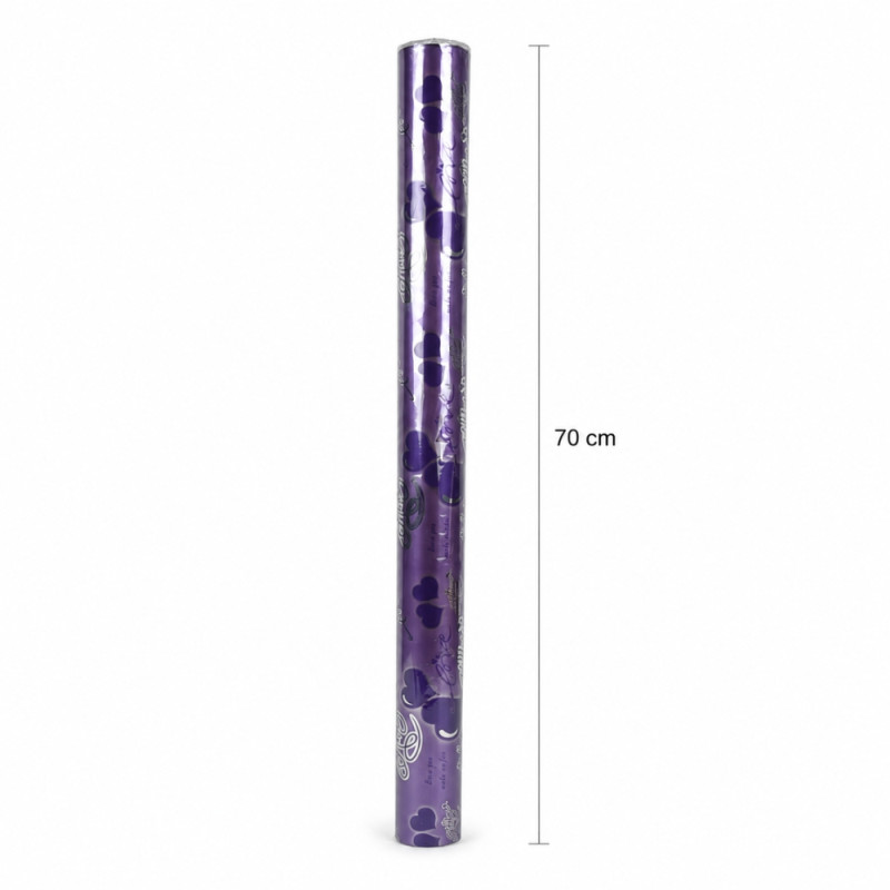 Purple Gift Wrapping Paper Roll