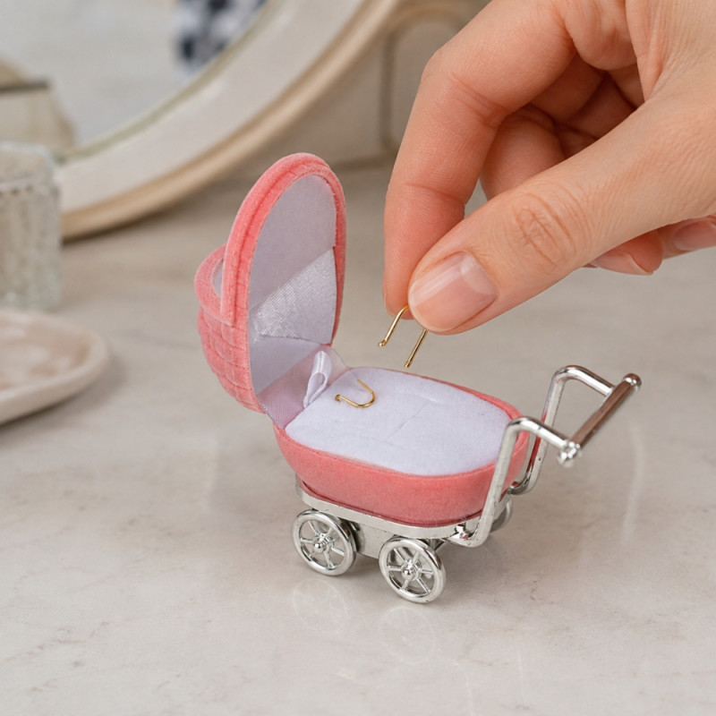 Baby Carriage Jewelry Box
