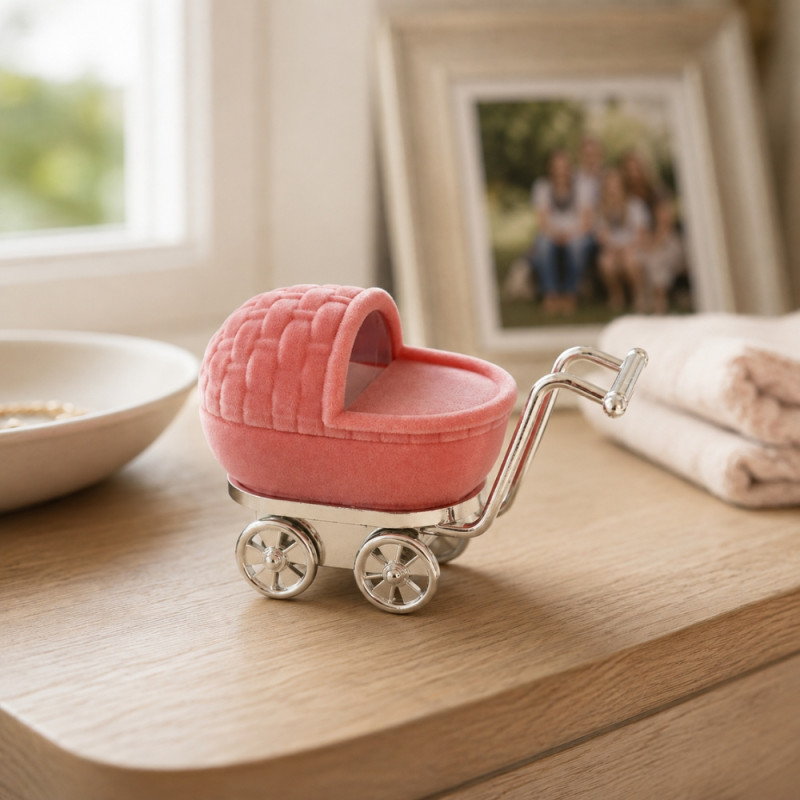 Baby Carriage Jewelry Box