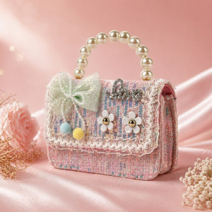 Kids' Playful Mini Handbag – Vibrant Multi-Color (15cm)