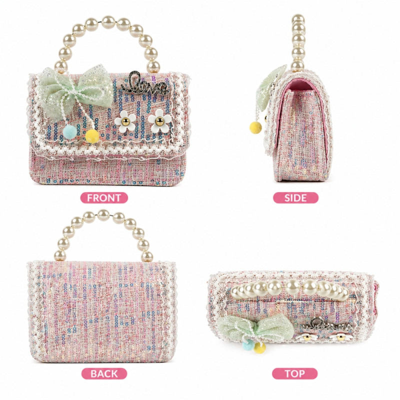 Kids' Playful Mini Handbag – Vibrant Multi-Color (15cm)