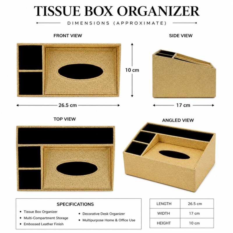 Tissue Box Organizer