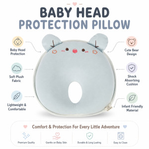 Superior BABY PILLOW – Sea Green Premium Quality (24Cm X 24Cm)